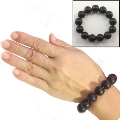 14mm Bian Stone Handcrafted Beads Bracelet