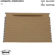 Beige Front Console Cup Holder Roller Blind Cover Fit for Porsche Cayenne 03-10