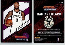 Damian Lillard 2023-24 Donruss Retro Series Press Proof Purple #19 Bucks