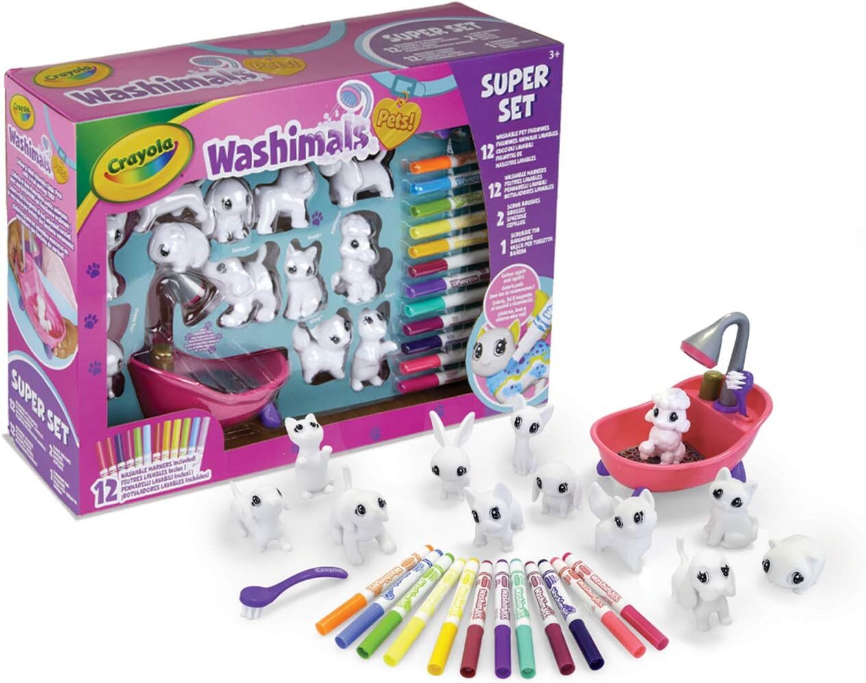 CRAYOLA 74-7321-E-000 Washimals Pets Super Набор для творчества и раскрашивания Подарочный 15990₽