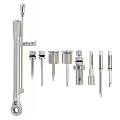 Hiossen Osstem Implant Prosthetic Kit Torque Wrench Drivers Hand Multi ABT