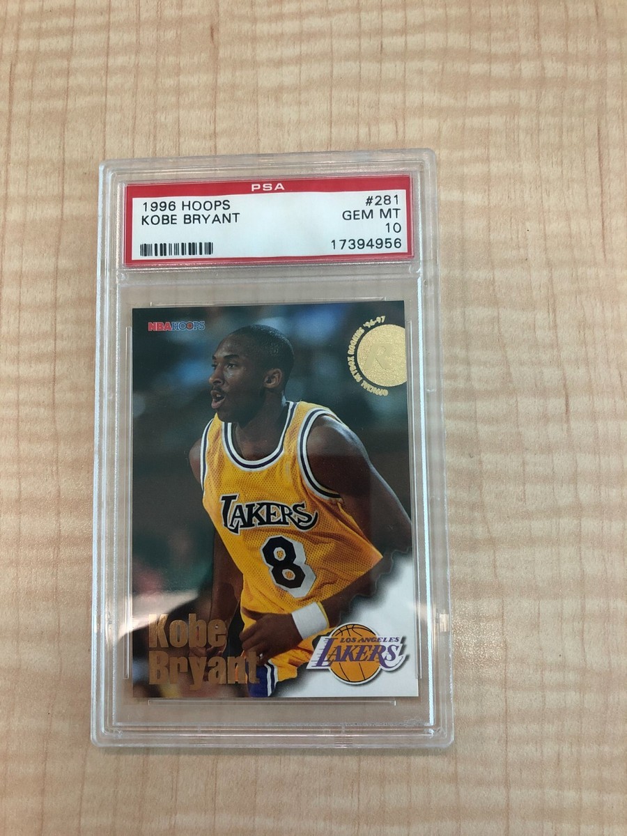 PSA10】1996 HOOPS Kobe Bryant #281