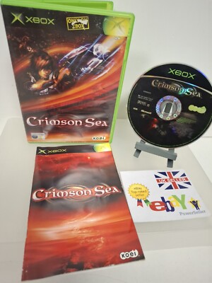 CRIMSON SEA ORIGINAL XBOX SPIEL & HANDBUCH CLEAN DISC GETESTET SELTEN GAME