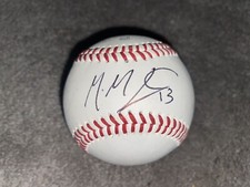 TAMPA BAY TB RAYS MANUEL MARGOT HAND SIGNED AUTOGRAPHED BALL BASEBALL COA