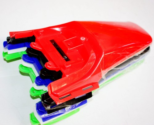 Protector de barro cola trasera de plástico rojo guardabarros estilo CRF50 PIT PRO Trail Dirt Bike - Imagen 3 de 3