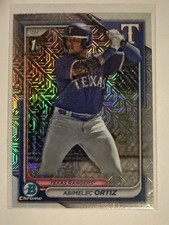 2024 Bowman Baseball Chrome Prospects Abimelec Ortiz #BCP-16 RC Mojo Refractor
