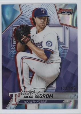 2025 Bowman's Best Aqua Lava Refractor 133/199 Jacob deGrom #57 1ti6