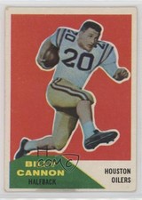 1960 Fleer Billy Cannon #66 00nz