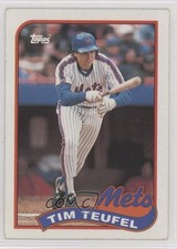 1989 Topps Tim Teufel #9 1s3q