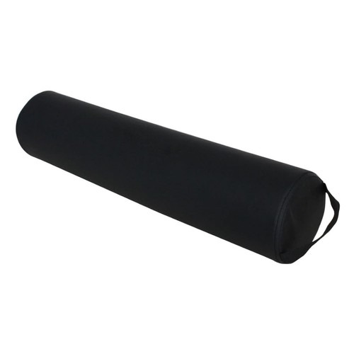 ForPro Full Round Bolster Pillow, Black, Oil and Stain-Resistant, for Massage...