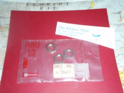 3 ZEBCO CARDINAL WINDING CUP NUTS NEW ZEBCO CARDINAL REEL PART 8644 MODELS 4 6 7