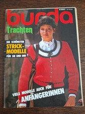 1 altes Handarbeitsheft burda Trachten Stricken Häkeln 1984