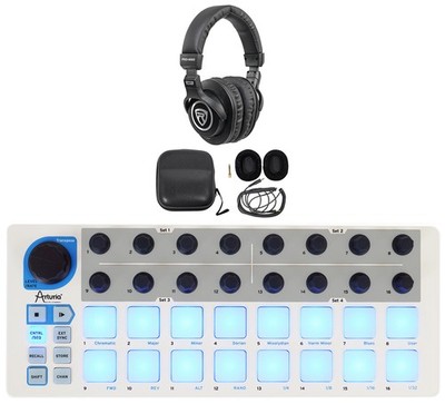 Arturia BeatStep 16-Step Analog Sequencer Midi USB Pad Controller+Headphones