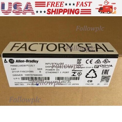 box AB 2711P-T15C21D8S HMI PanelView Plus 7 Standard Terminal US Free Tax