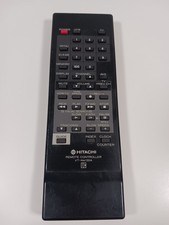 HITACHI VT-RM132A VCR Remote Control OEM Original - Tested Works