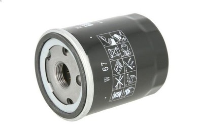 Oil filter Mann filter W 67 Smart ForFour (454) 1.1 2004-2006