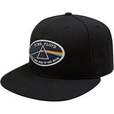 Men's Pink Floyd The Dark Side of the Moon White Border Snapback Baseball Cap