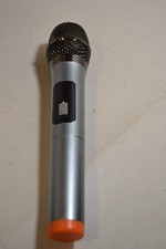 Wireless Microphone for Karaoke Gray w/Orange 