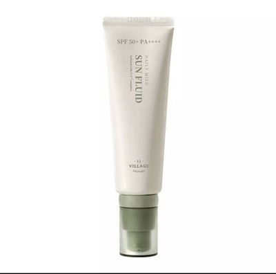 [VILLAGE 11 FACTORY] Daily Mild Sun Fluid - 50ml (SPF50+ PA++++)