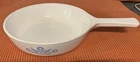 Vintage Corning Ware Blue Cornflower petite skillet/sauce pan w/ Pyrex glass lid