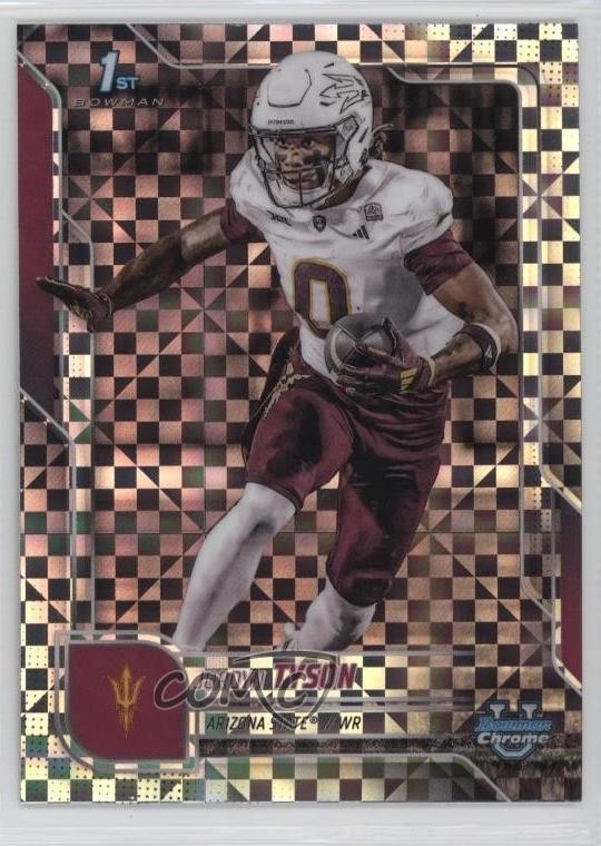 2025 Bowman U Chrome X-Fractor Jordyn Tyson #31 4d5