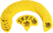 Dunlop 412R073 Tortex Sharp Guitar Picks .73mm Yellow 72-pack