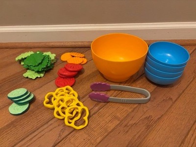 Learning Resources New Sprouts Garden Fresh Salad Set Pretend Play Food 