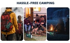 Mighty Portable Solar Crank Radio AM FM Built in Flashlight Functionality