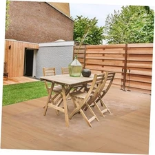 Clear Area Mat for Hard Floors, 3'X5' No Slip Vinyl Chair Rug for Under Dining 