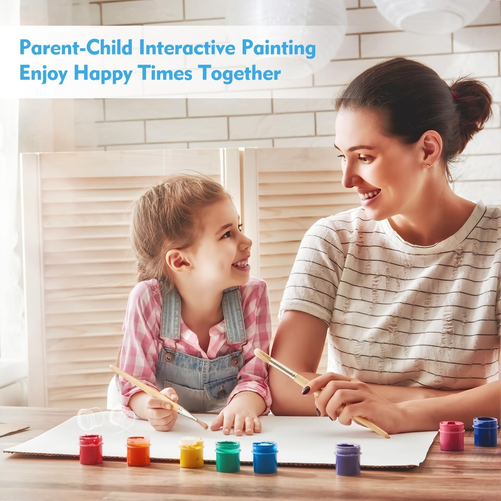 25 Pack Empty Paint Pots, 10ml/0.34 OZ Clear Small Paint Cups, Plastic Small