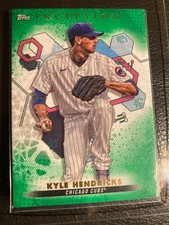 Kyle Hendricks 2022 Topps Inception Green Parallel #25 Chicago Cubs