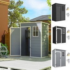 5' x 3' Garden Shed with Floor, Lockable Door, Window & Vent Refurbished