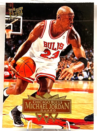 Michael Jordan 1995-96 Fleer Ultra Gold Foil #25