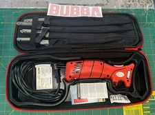 Bubba  Electric Fillet Knife Model 1095704, With 4 Blades & Case- Never Used!