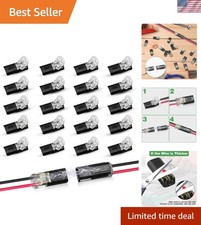 20pcs Double-Wire Plug-in Connector Led Light Strip Connectors