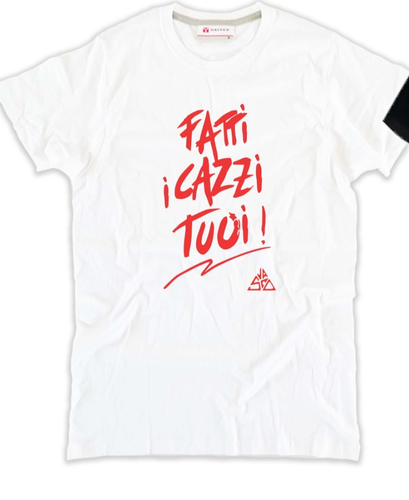 T-shirt Vasco rossi Blasco Fatti i Cazzi tuoi nera bianca uomo donna anni 80 90 - Afbeelding 13 van 17