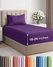 Extra Deep Pocket Sheets - 3 Piece Sheet Set - Deep Pocket Twin Sheets