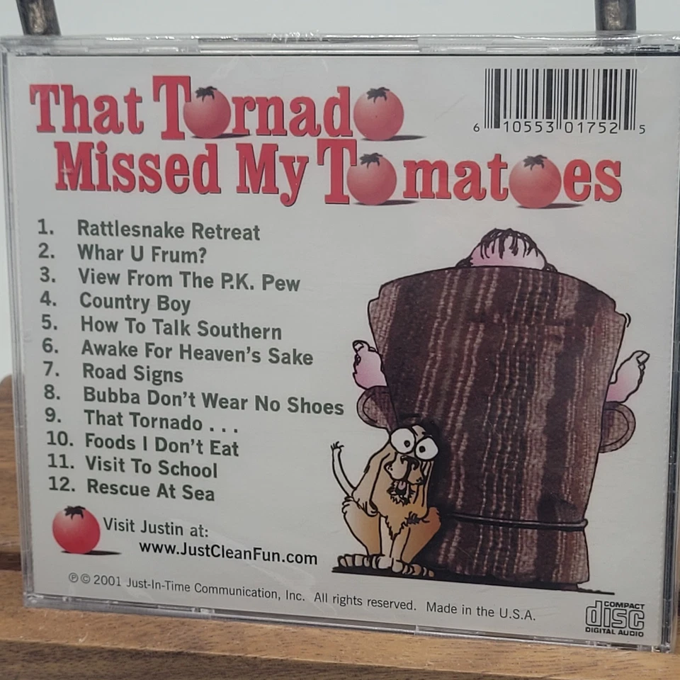 Brand New Sealed That Tornado Missed My Tomatoes CD Rare Comedy Foto 2 de 2
