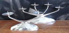2x WMF Bienenkorb Punze alte versilberte Kerzenständer Kerzenleuchter Ikora