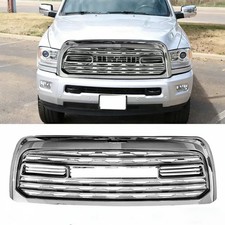Front Grille Fits 2013-2018 Dodge Ram 2500 3500 Chrome Limited Style Letters Front Grille Fits 2013-2018 Dodge Ram 2500 3500 Chrome Limited Style Letters