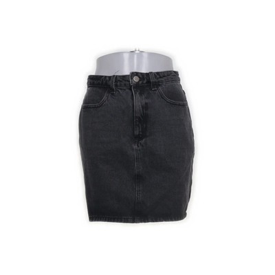 American Apparel, Jeansrock, Größe: M, Grau, Baumwolle, Einfarbig, Denim #Uiw