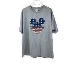 Disney Store Mickey Mouse July 4, 2001 T-Shirt Men's Size XL Vintage Made in USA