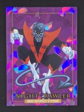 2024 SkyBox Marvel Masterpieces '92 Platinum NIGHTCRAWLER Purple Crystals #62