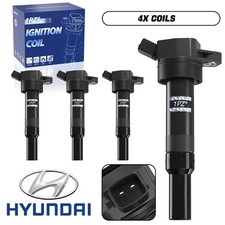 4 Genuine 27300-2E000 Ignition Coil For Hyundai Elantra Tucson Kia Soul UF651 L4