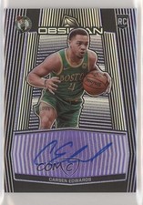 2019-20 Obsidian Rookie Electric Etch Purple 13/75 Carsen Edwards Auto RC uk2