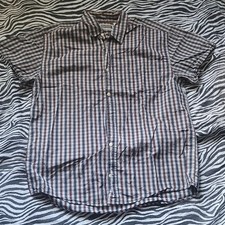Route 66 Original Clothing Co. Men  s L Button-Up Short Sleeve Plaid Cotton