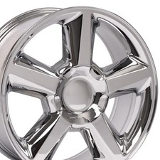 20x8.5 Oe Wheels Cv83 Chrome Wheels 6x5.5 31mm Set Of 4