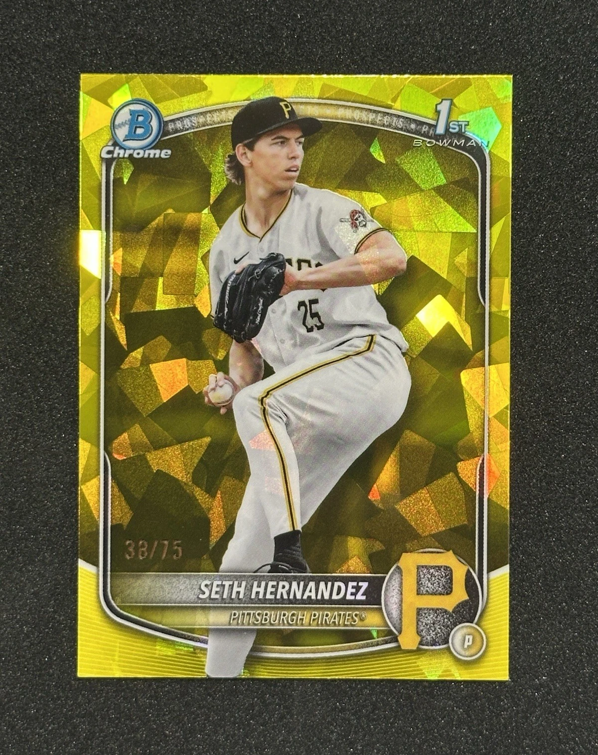 Vince collection 's 2025 Bowman chrome Seth hernandez Sapphire