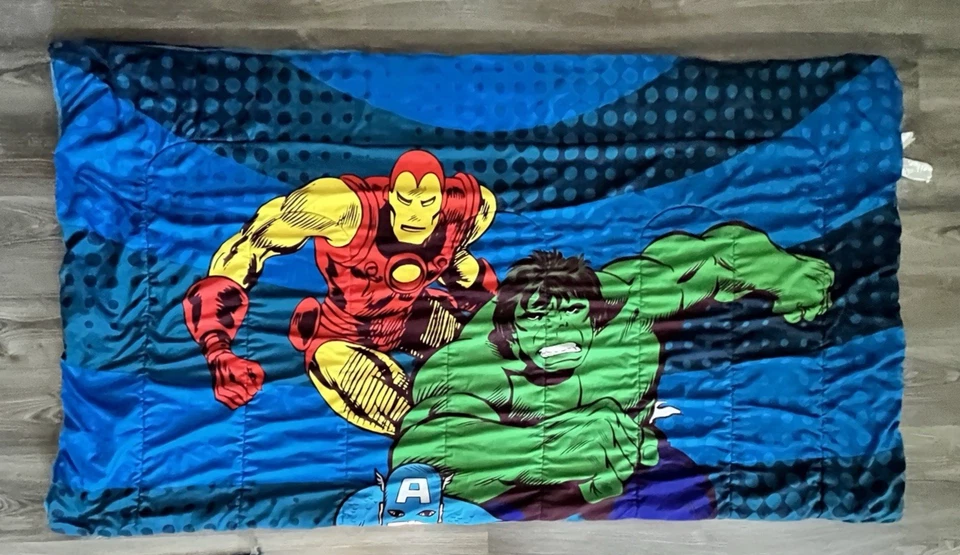 Ropa de cama de 4 piezas Good Guys de Marvel Avengers Comics para cama completa/doble Foto 3 de 4