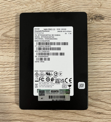 Hewlett Packard Enterprise 5400 PRO 240GB ohne OVP